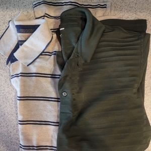 Lot Of 2 Men’s Large Golf Polos Tommy Hilfiger/Grand Slam